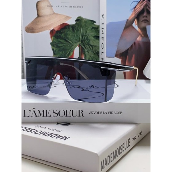 Dior Blue Solid Shield Sunglasses